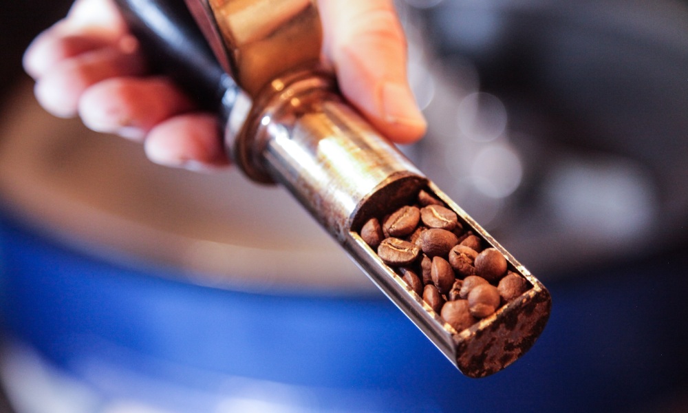 wood-roasted coffee